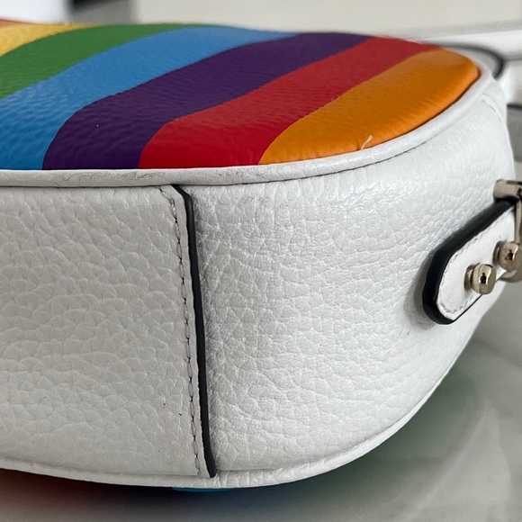 Kate Spade New York Kourtney Spectrum Stripe Camera Bag. NWT. - Picture 7 of 16